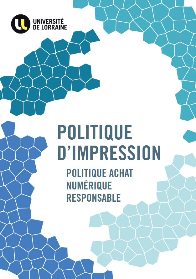 Couverture de la politique d'impression