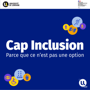 Projet Cap Inclusion : une expérimentation pour rendre la plateforme ARCHE plus inclusive