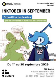 [Expo]&nbsp;&raquo;Inktober in September&nbsp;&raquo; &agrave; la BU Sant&eacute;