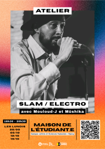 Atelier Slam & Musique électronique