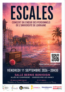 « Escales », le concert du chœur des personnels de l’Université de Lorraine