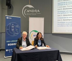 L&rsquo;ANDRA et l&rsquo;Universit&eacute; de Lorraine signent un nouvel accord prolongeant plus de 25 ans de collaboration