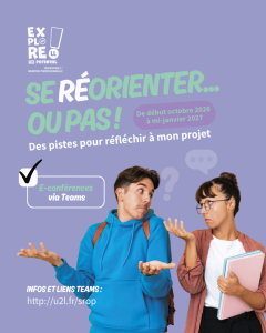 Cycle des e-conférences « Se réorienter… ou pas ! – Des pistes pour réfléchir à mon projet » : bientôt le coup d’envoi !