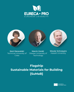 À la découverte des flagships EURECA-PRO : Sustainable Materials for Building