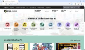 Le nouveau site web des BU est en ligne !