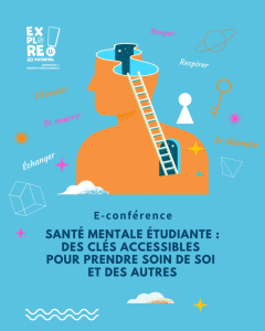 E-conférence Santé mentale étudiante : des clés accessibles pour prendre soin de soi et des autres